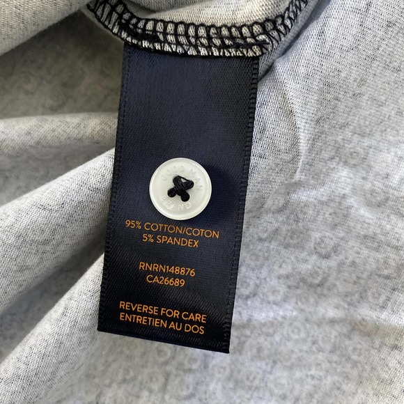 Good Man Brand Navy Tic Toc Dress Shirt - Size Large - Picture 5 of 5